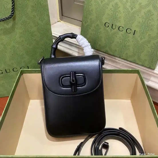 Hyper Peter mini Gucci handbag Bamboo 0501